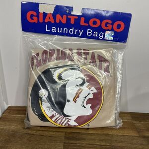 NEW! Florida state Seminoles Giant Logo Laundry Bag 27 x 24 x 14 Heavy Duty